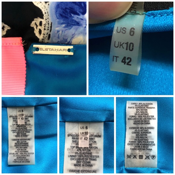 Elie Tahari Graphic Print Sleeveless Sheath Dress - Picture 8 of 8